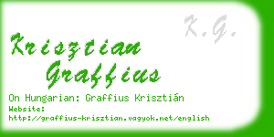 krisztian graffius business card